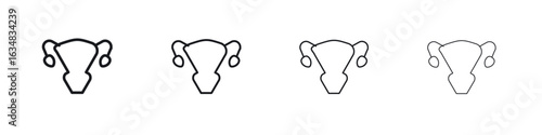 Gynecology icon Eps10. icons graphic design