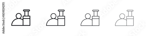 Guest icon Eps10. icons graphic design