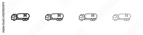 Fuel truck icon Eps10. icons graphic design