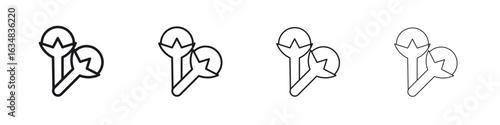 Cloves icon Eps10. icons graphic design