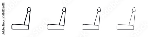 Car seat icon Eps10. icons graphic design