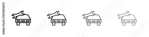 Car repair icon Eps10. icons graphic design
