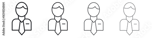 Businessman icon Eps10. icons graphic design