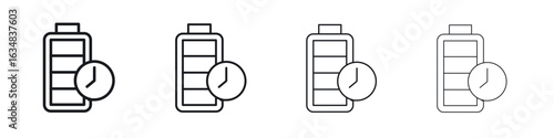 Battery life icon Eps10. icons graphic design