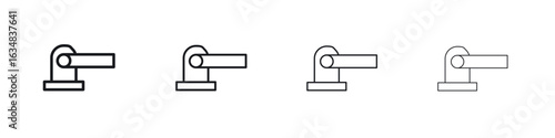 Barrier icon Eps10. icons graphic design