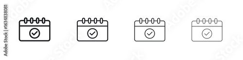 Appointment icon Eps10. icons graphic design