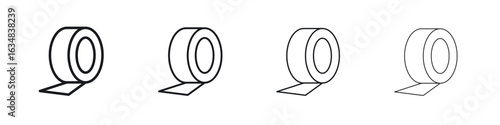 Adhesive tape icon Eps10. icons graphic design