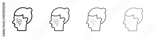 Acne icon Eps10. icons graphic design