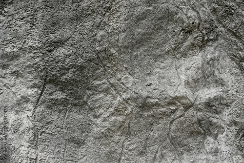 Wallpaper Mural Grey cave wall surface with scratch for abstract background and texture. Template for design, natural patterns, space for work, banner,seamless wallpaper, close up. Torontodigital.ca