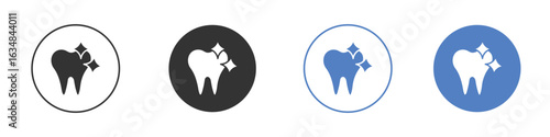 clean tooth icon for web design. pixel perfect flat icons