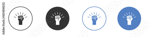 Will power icon for web design. pixel perfect flat icons