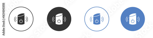 Smart speaker icon for web design. pixel perfect flat icons
