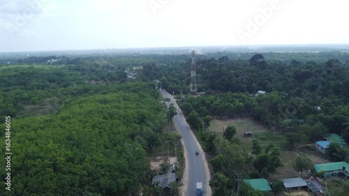 Cox's bazar ramu rabar garden view from the top