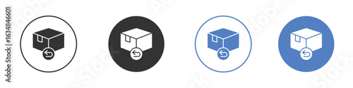 Return purchase icon for web design. pixel perfect flat icons