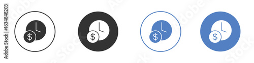 Long term investment icon for web design. pixel perfect flat icons