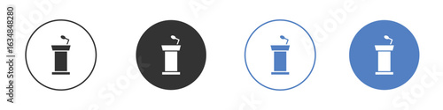 Lectern icon for web design. pixel perfect flat icons