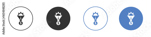 Lead generation icon for web design. pixel perfect flat icons