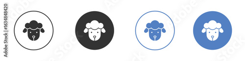 Lamb icon for web design. pixel perfect flat icons