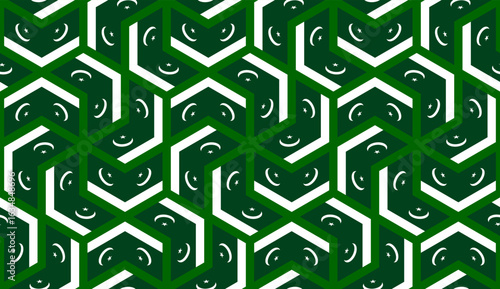 pakistan flag chevron pattern. geometric background for decoration and etc. vector illustration