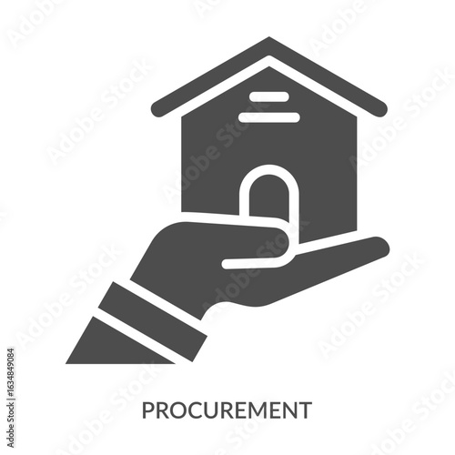 Procurement Icon Line Style. Design Vector Illustration