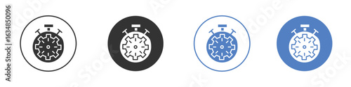 Fast processing icon for web design. pixel perfect flat icons