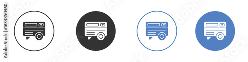 Electric generator icon for web design. pixel perfect flat icons