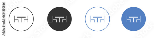 Dinner table icon for web design. pixel perfect flat icons