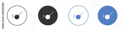 Demolition ball icon for web design. pixel perfect flat icons