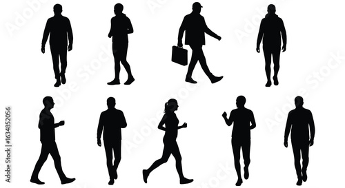 modern detailed professional high quality Silhouette of People in Various Poses