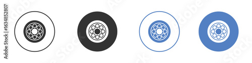 Car bearing icon for web design. pixel perfect flat icons