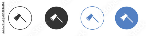 Axe icon for web design. pixel perfect flat icons
