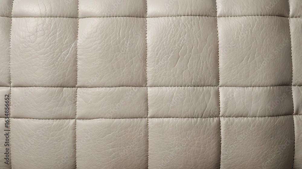Fototapeta premium white leather upholstery