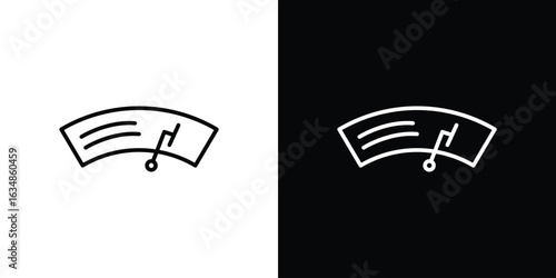 car windscreen icon. Editable strokes icons for your design