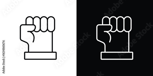 Will power icon. Editable strokes icons for your design