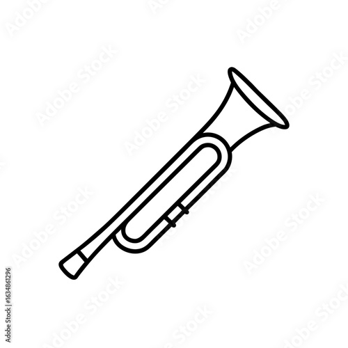 trombone icon vector