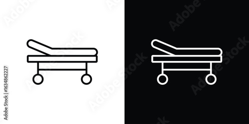 Stretcher icon. Editable strokes icons for your design