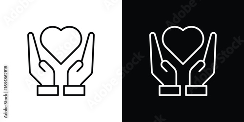 Selfcare icon. Editable strokes icons for your design