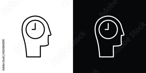 Patience icon. Editable strokes icons for your design