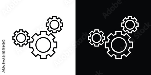 Operation icon. Editable strokes icons for your design