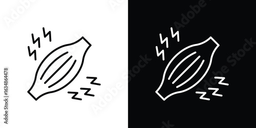 Myalgia icon. Editable strokes icons for your design