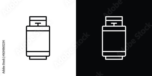 LPG icon. Editable strokes icons for your design