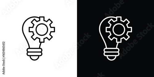 Implement icon. Editable strokes icons for your design