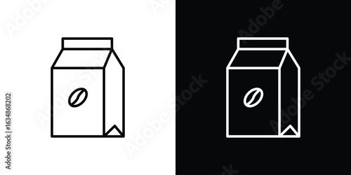 Coffee paper bag icon. Editable strokes icons for your design
