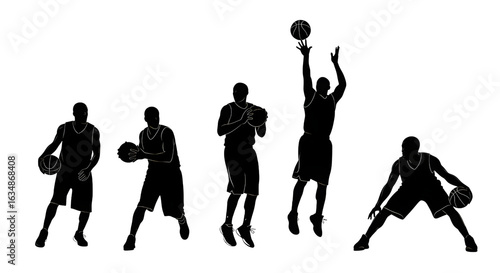 silhouettes of people dancing