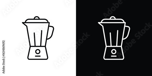 Blender icon. Editable strokes icons for your design