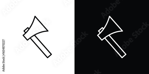 Axe icon. Editable strokes icons for your design