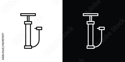 Air pump icon. Editable strokes icons for your design