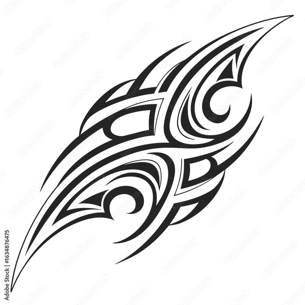 Obraz premium tribal tattoo design
