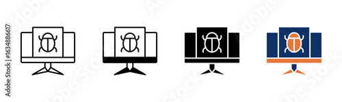 Attack icon sheet multiple style collection