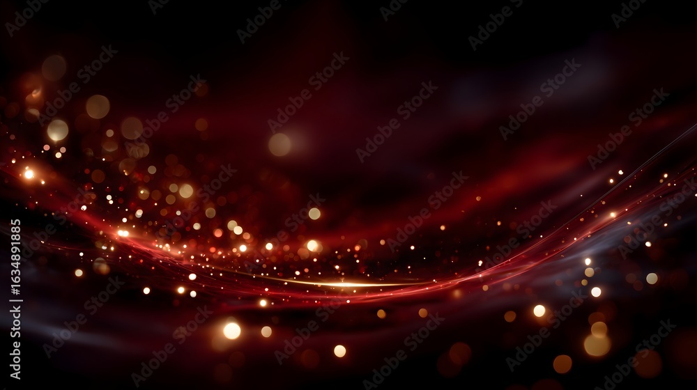 Obraz premium Vibrant light red gradient background with sparkling elements creating a dynamic and energetic atmosphere